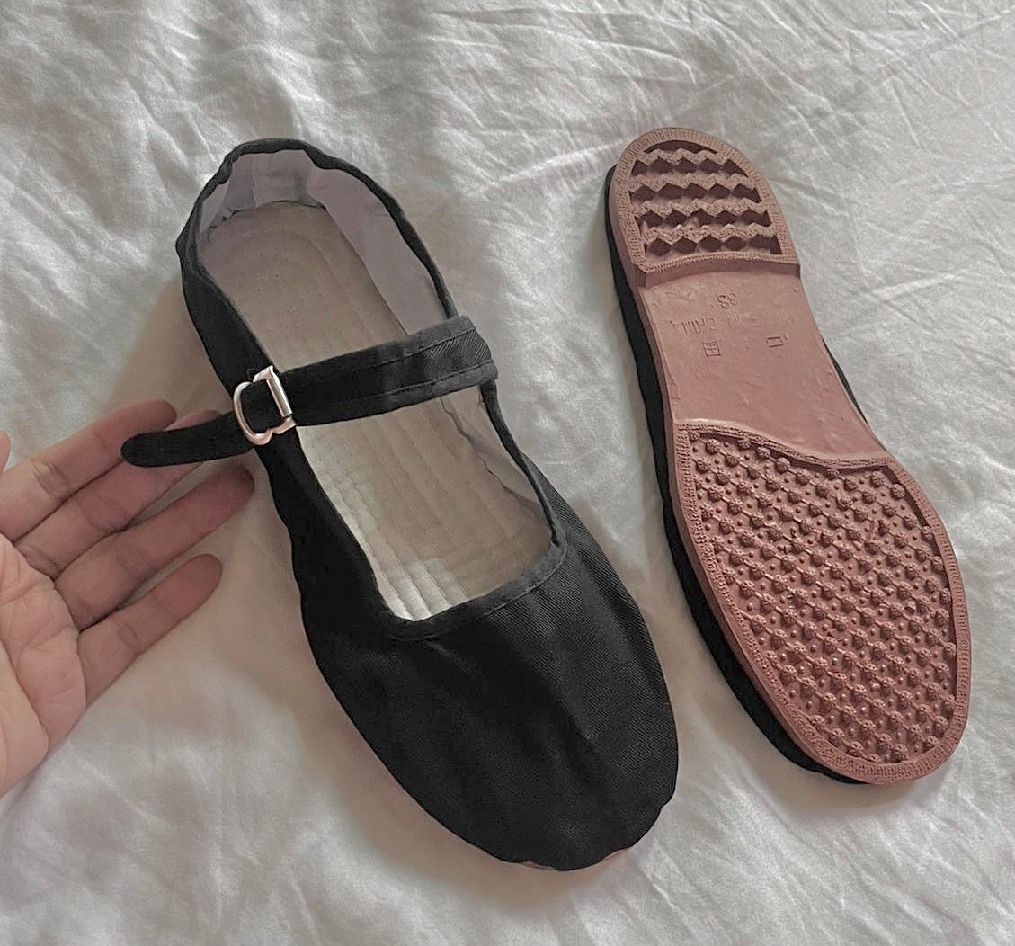 Handsewn Mary Jane Flats   by Veronique