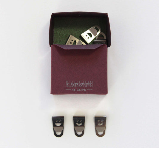 Emoji Metal Clips (box of 45 clips) - Emporium of the Modern Man
