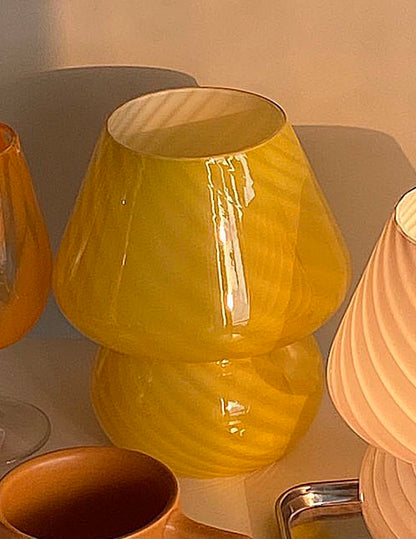 Swirled Mushroom Lamp by PROSE Décor