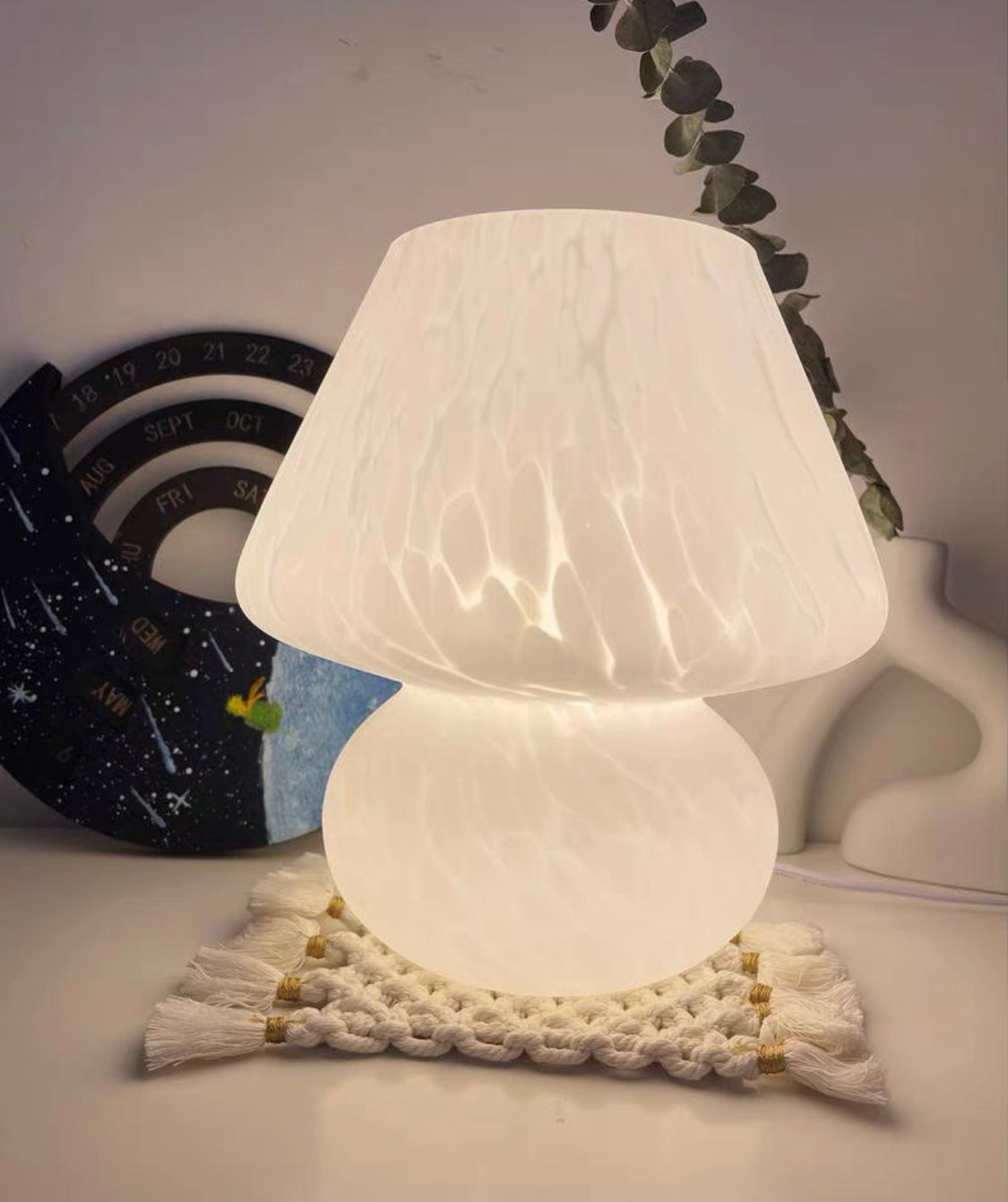 Swirled Mushroom Lamp by PROSE Décor