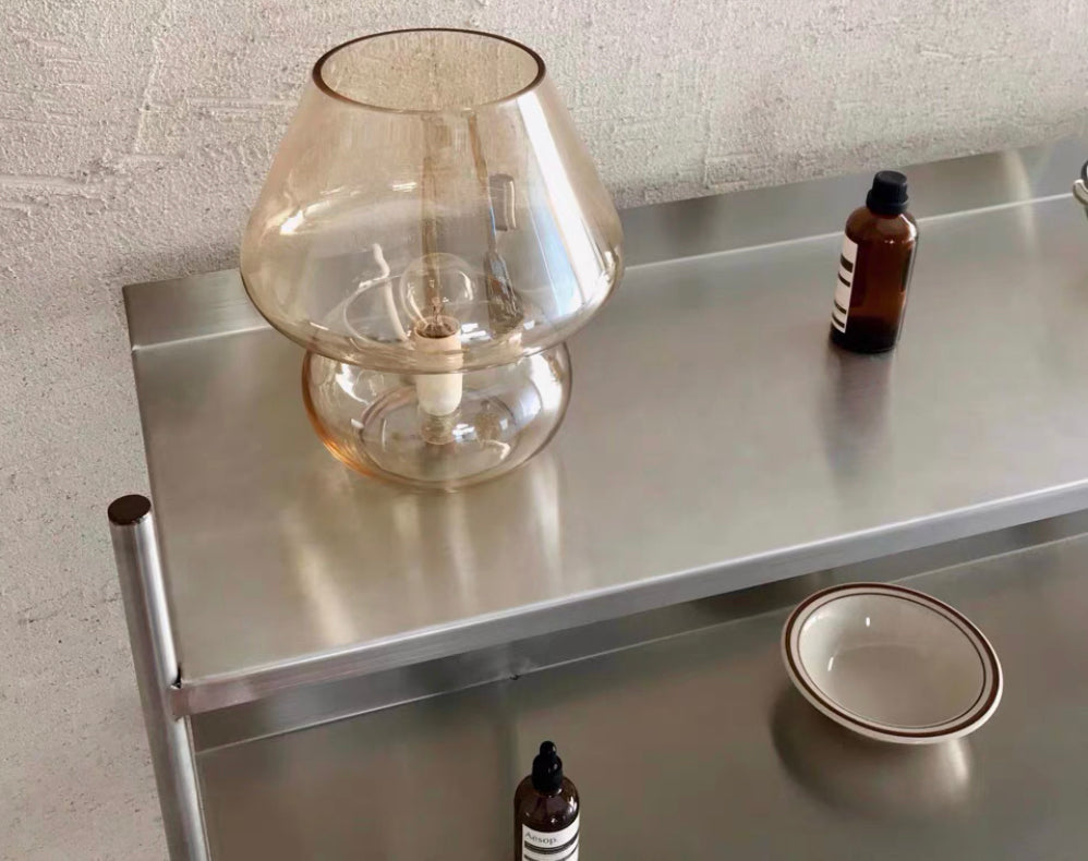 Swirled Mushroom Lamp by PROSE Décor