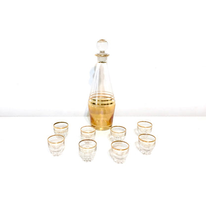Vintage Dessert Wine Decanter and Glasses by Vivian Lam