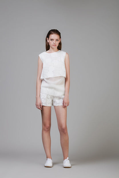 Floral 3D Organza Shorts #28B - Emporium of the Modern Man
 - 5