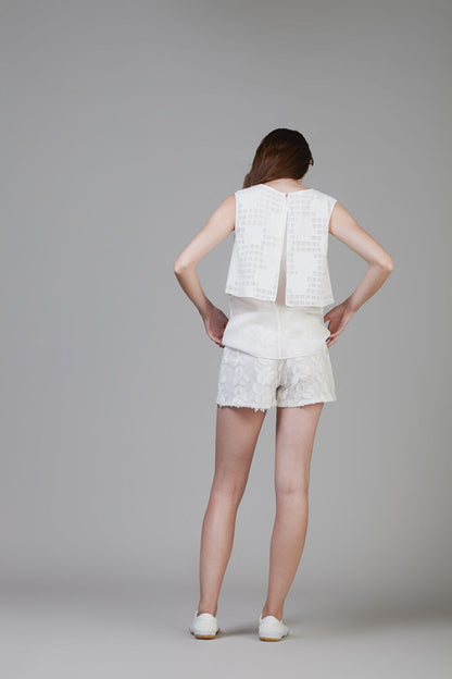 Floral 3D Organza Shorts #28B - Emporium of the Modern Man
 - 7